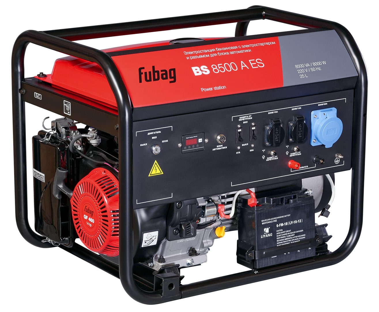 Бензогенератор FUBAG BS 8500 A ES с электростартером и коннектором автоматики