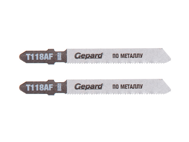 Пилка лобз.по металлу  T118AF (2шт.) GEPARD (GP0615-18)