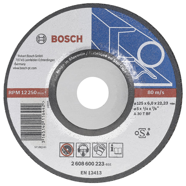 Зачистной круг Bosch МЕТАЛЛ 125*6*22мм