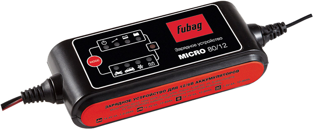 Зарядное устройство для аккумулятора FUBAG MICRO 80/12