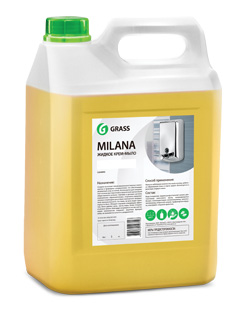 Мыло жидкое для рук GraSS "Milana" (молоко и мед), 5кг.