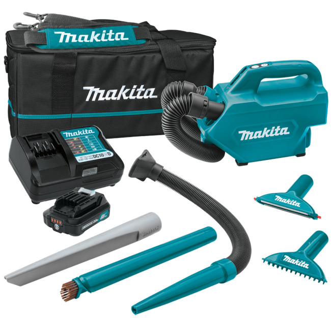 Аккумуляторный пылесос MAKITA CXT CL121DWA (АКБ 2Ач + ЗУ)