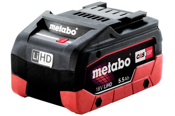 Аккумулятор Metabo 18V, 5.5 Ah, LiHD