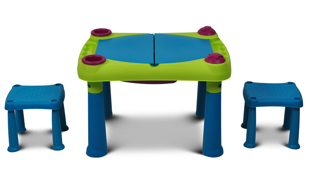 Детский набор Keter Creative Play Table (Криэйтив Тэйбл) с табуретками