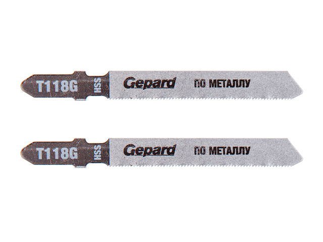 Пилка лобз. по металлу T118G (2шт.) GEPARD (GP0608-19)