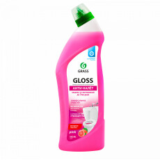 Чистящий гель для ванны и туалета "Gloss pink" (флакон 1 л)