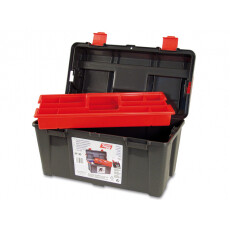 Ящик для инструмента пластмассовый 44,5x23,5x23 см с лотком TAYG 30