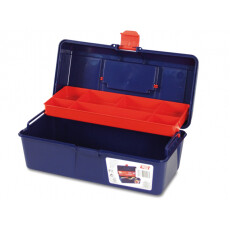 Ящик для инструмента пластмассовый 31x16x13 см с лотком TAYG 21