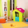 Детский Игровой Домик Keter  - MAGIC PLAYHOUSE, зеленый корпус, малиновая крыша, бирюзовая дверь