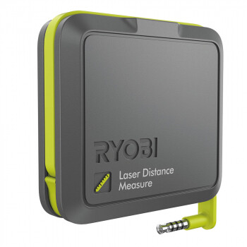 Лазерный дальномер Ryobi RPW-1000, система PHONE WORKS для смартфона