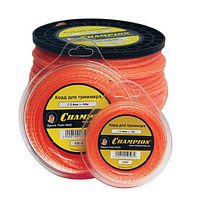 Корд триммерный CHAMPION Twistered Square 2.4 мм, 12 м (витой квадрат)