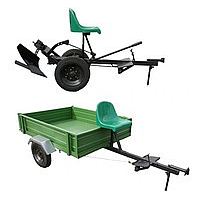 Адаптер мотоблочный Мобил К АПМ-350 с кузовом