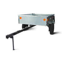 Прицеп для садового трактора,райдера,газонокосилки Мобил К ТПМ-500-1 Премиум оцинкованный