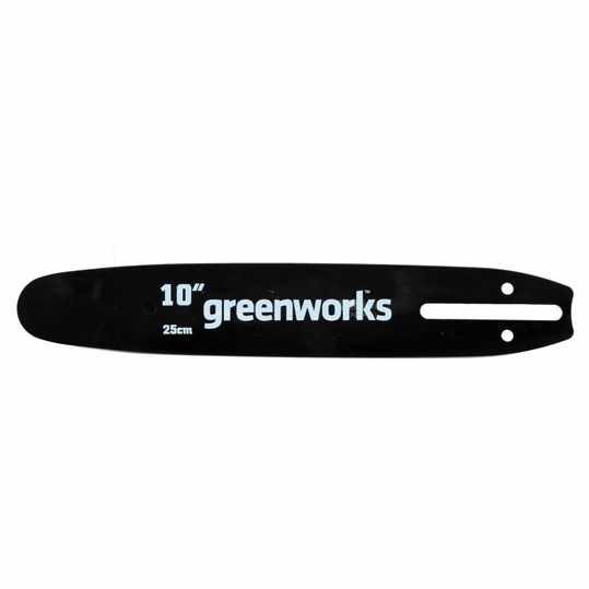 Шина сменная для высоторезов-сучкорезов и цепных пил Greenworks 25 см
