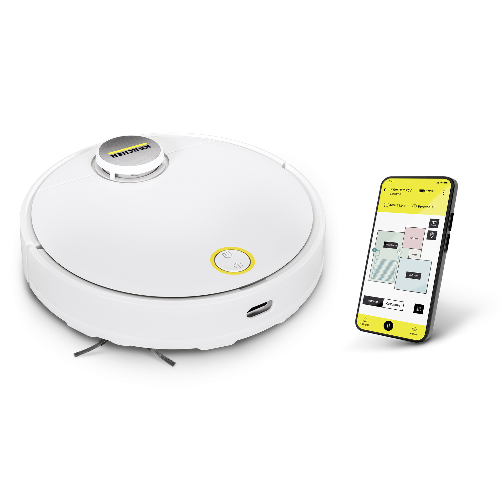 Робот-пылесос Karcher RCV 3 с функцией влажной уборки