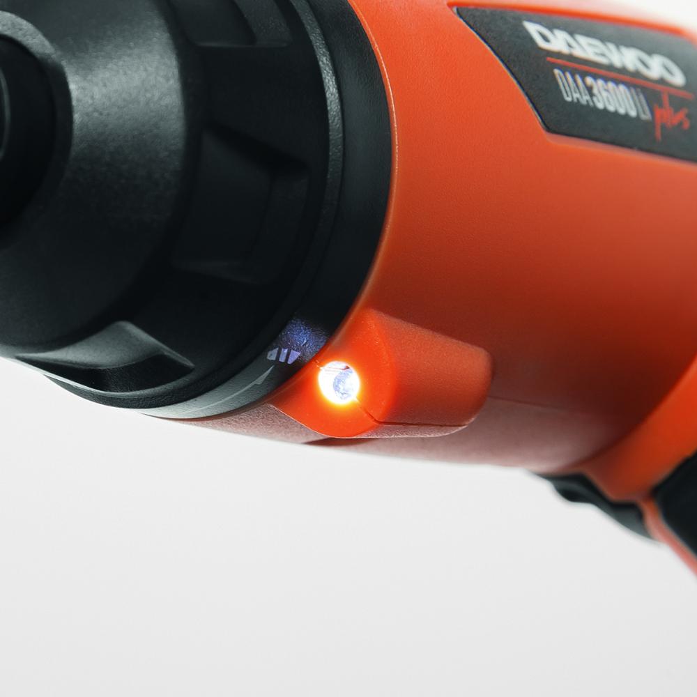 Отвёртка аккумуляторная Daewoo Power DAA 3600Li Plus