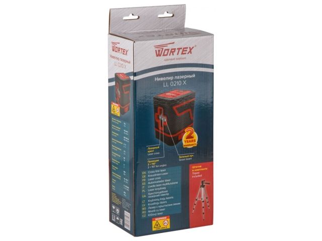 Нивелир лазерный Wortex LL 0210 X со штативом в кор.