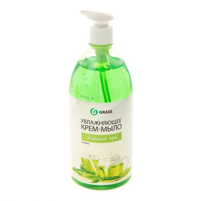 Мыло жидкое для рук GraSS "Milana" (зеленый чай), 1л.