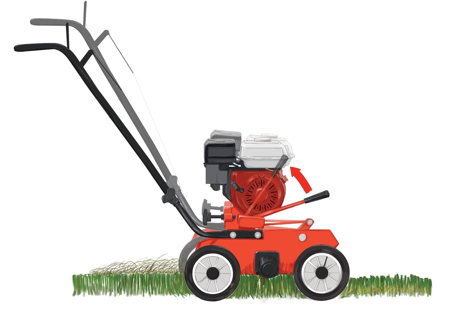 Скарификатор бензиновый Weibang WB 384RB