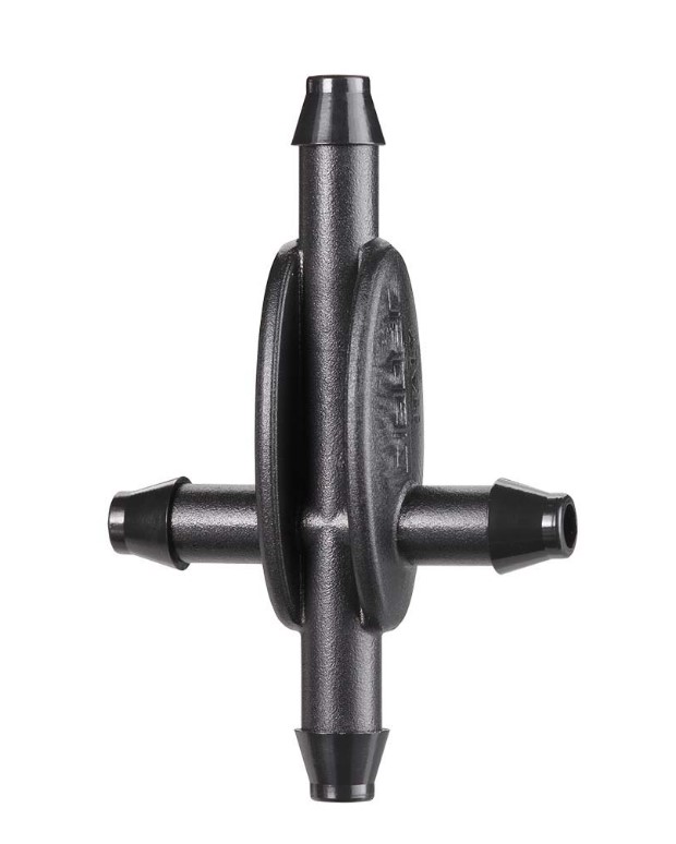 Соединитель крестовой Claber 1/4", 10шт.