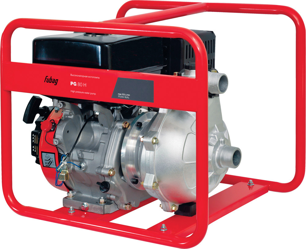 Мотопомпа высоконапорная FUBAG PG 80 H