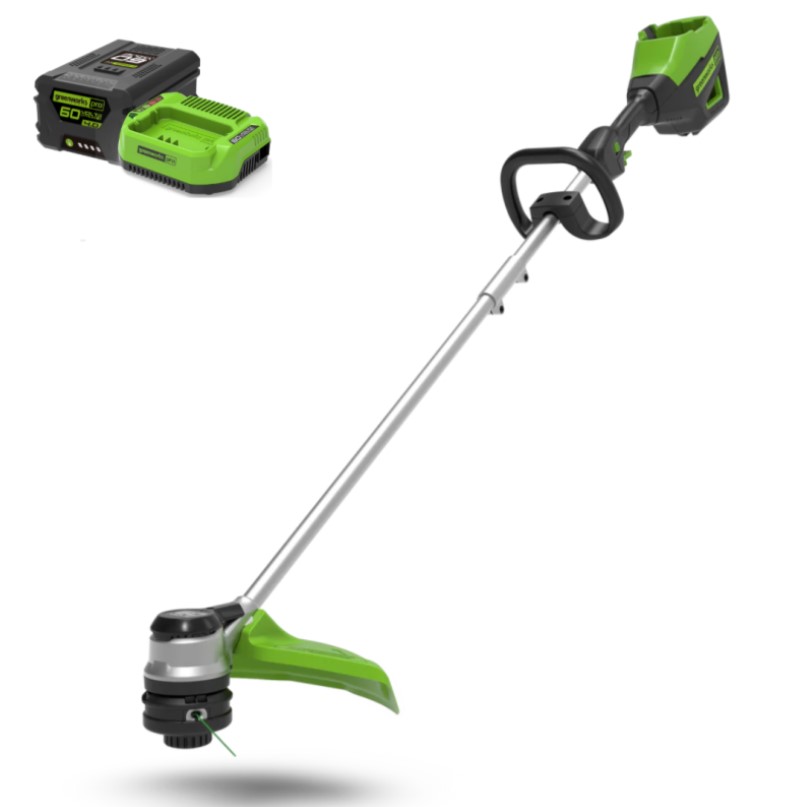 Аккумуляторный триммер Greenworks GD60LTK4 (АКБ+ЗУ)