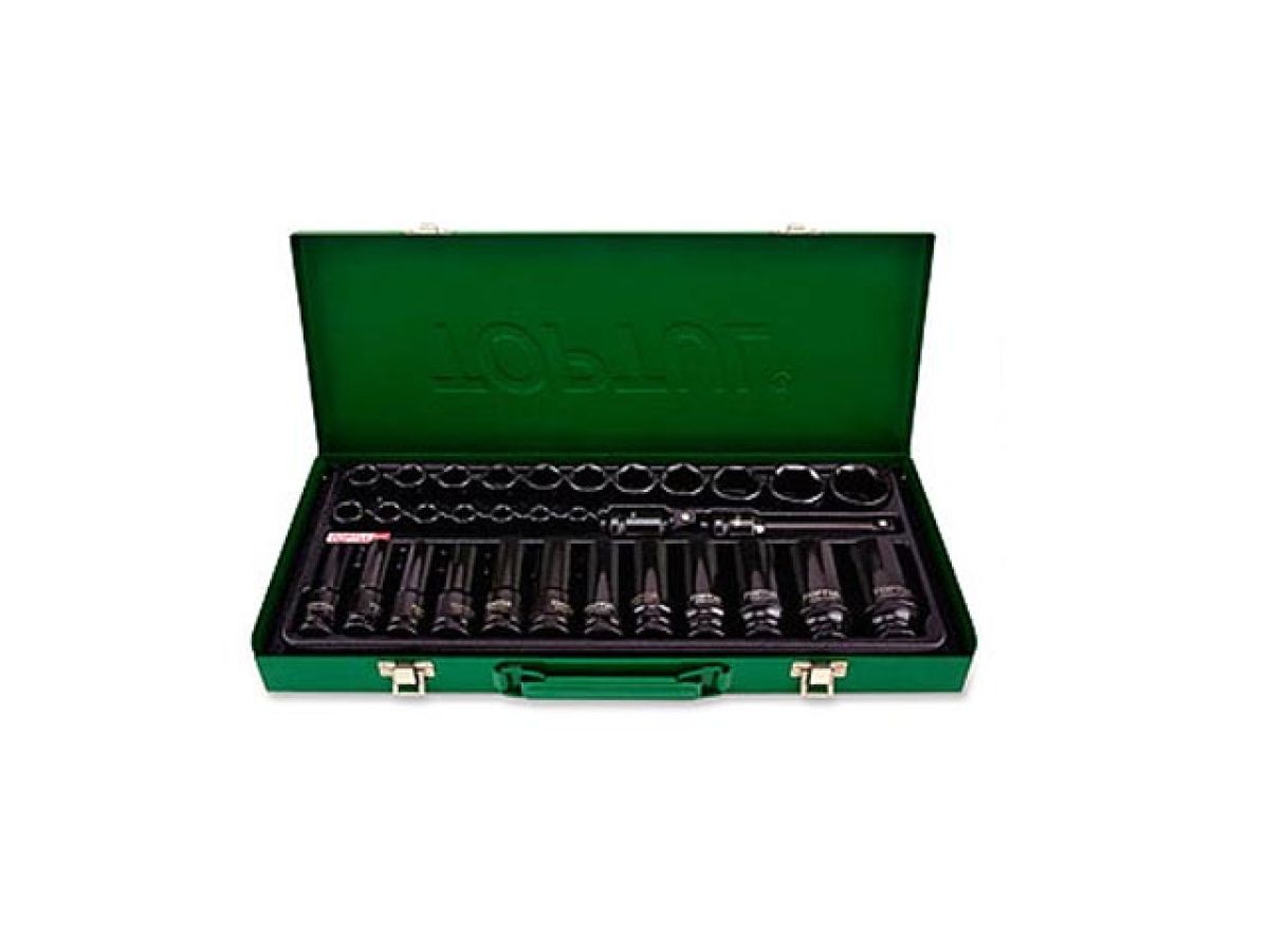 Набор головок ударных 1/2" 8-32мм 6гр. 32пр. TOPTUL (GDAD3201)