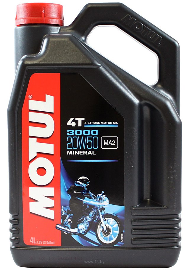 Масло  моторное Motul 3000 20W50 4T 4л