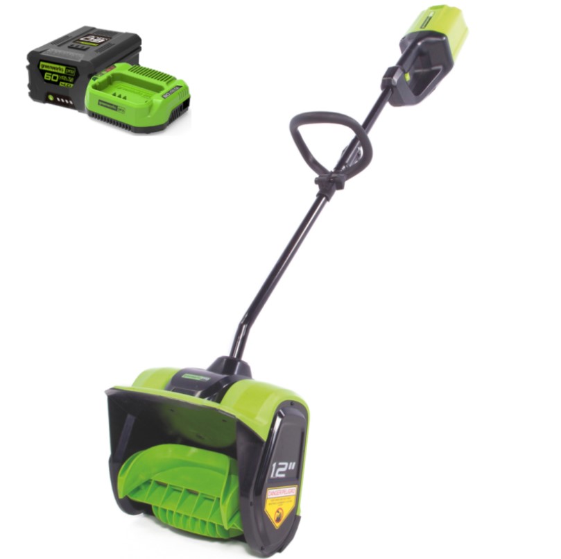 Снегоуборщик аккумуляторный GREENWORKS GD60SSK4 (АКБ 4Ач + ЗУ)