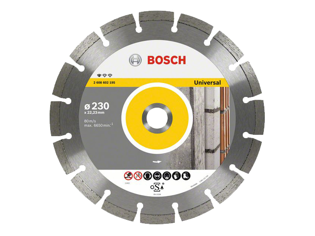 Алмазный круг 230х22,23мм универ. Professional (BOSCH)