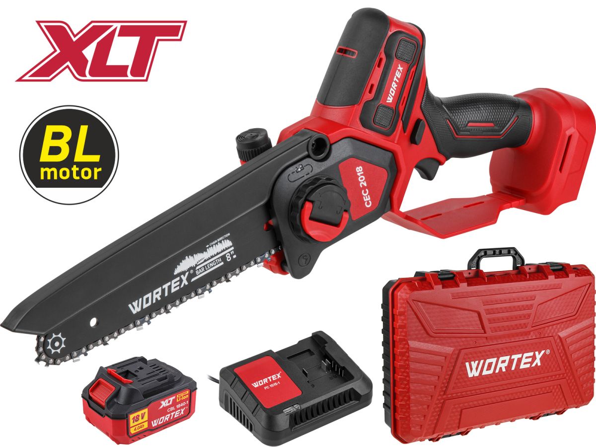 Аккумуляторная мини-пила WORTEX CEC 2018 ALL1 XLT в чем. SET