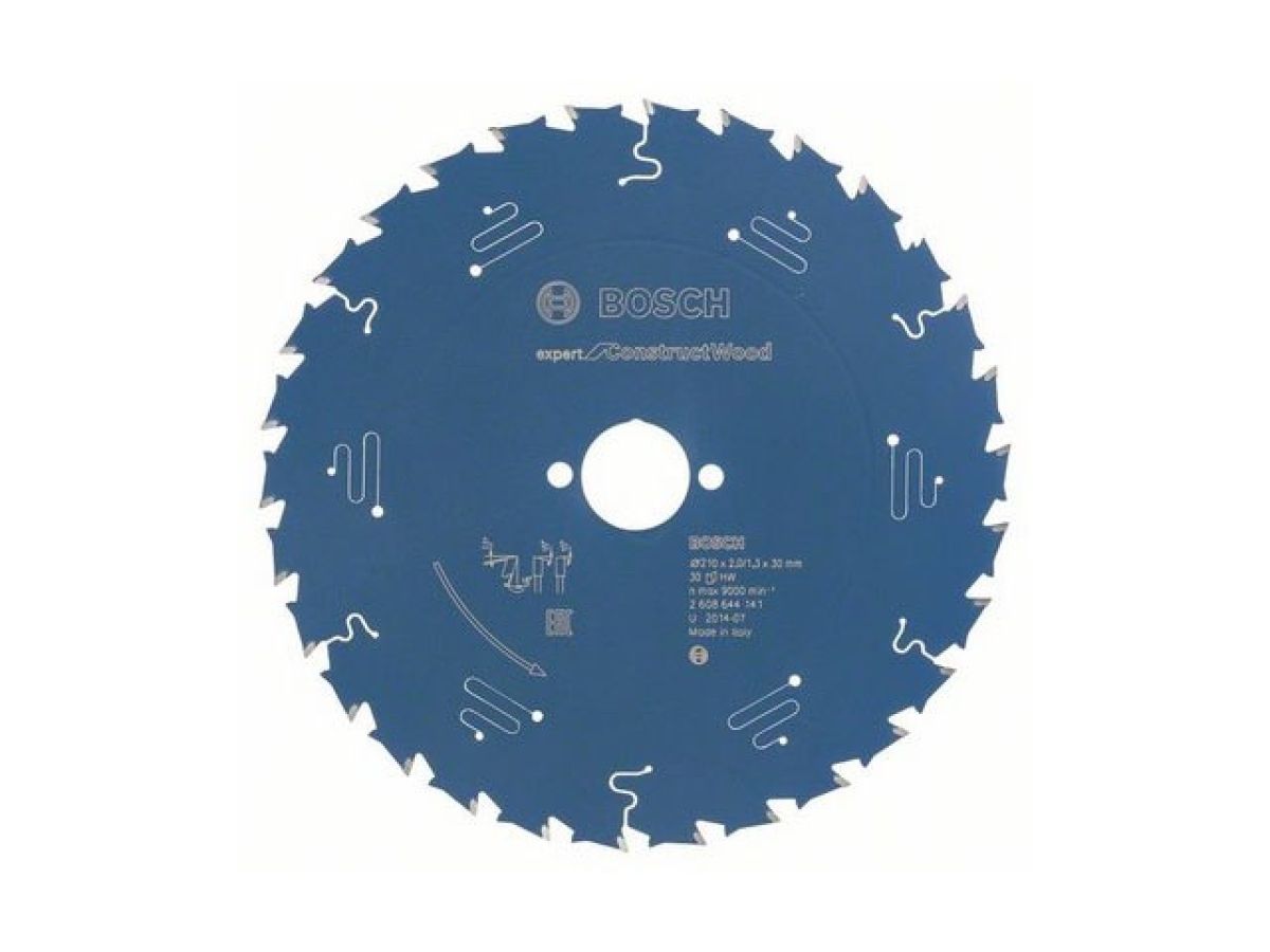 Диск пильный 210х30 мм 30 зуб. по дереву BOSCH EXPERT FOR CONSTRUCT WOOD (твердоспл. зуб)
