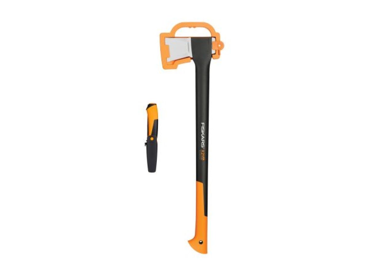 Топор-колун X21 FISKARS + нож универсальный