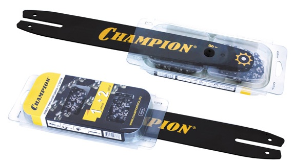 Набор Шина CHAMPION 16"-3/8-1,6-60 + 2 цепи (163SLHD025)