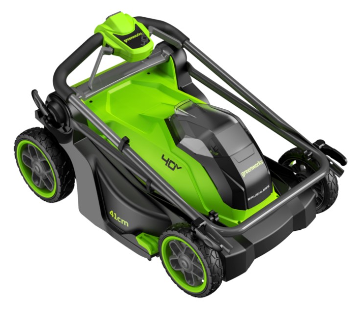 Аккумуляторная газонокосилка Greenworks GD40LM411K4 40V (АКБ+ЗУ)