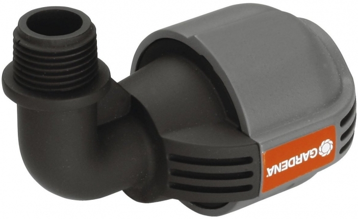 Соединитель Gardena L-образный 25мм x 3/4”
