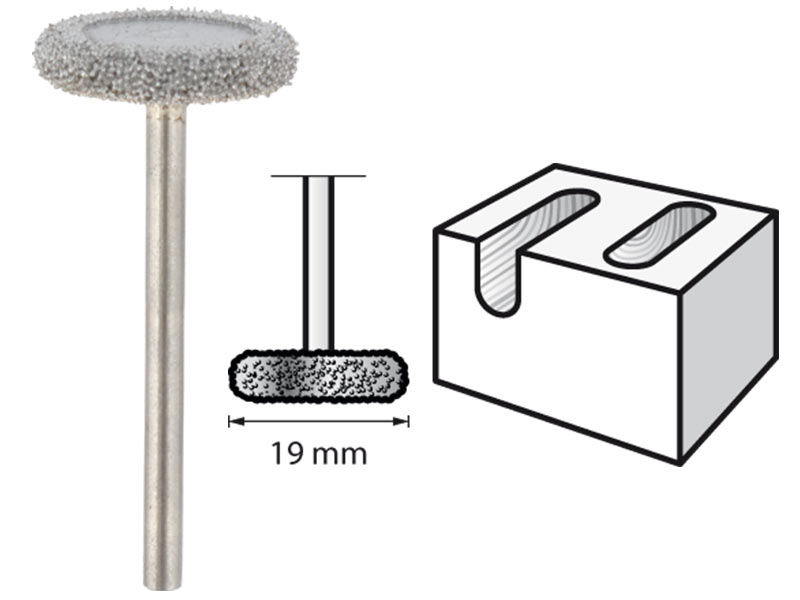 ЗАЗУБРЕННАЯ СТАЛЬНАЯ НАСАДКА 19,0 мм (9936) 1шт