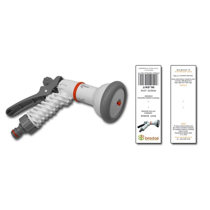 Пистолет для полива WHITE LINE STANDARD Bradas
