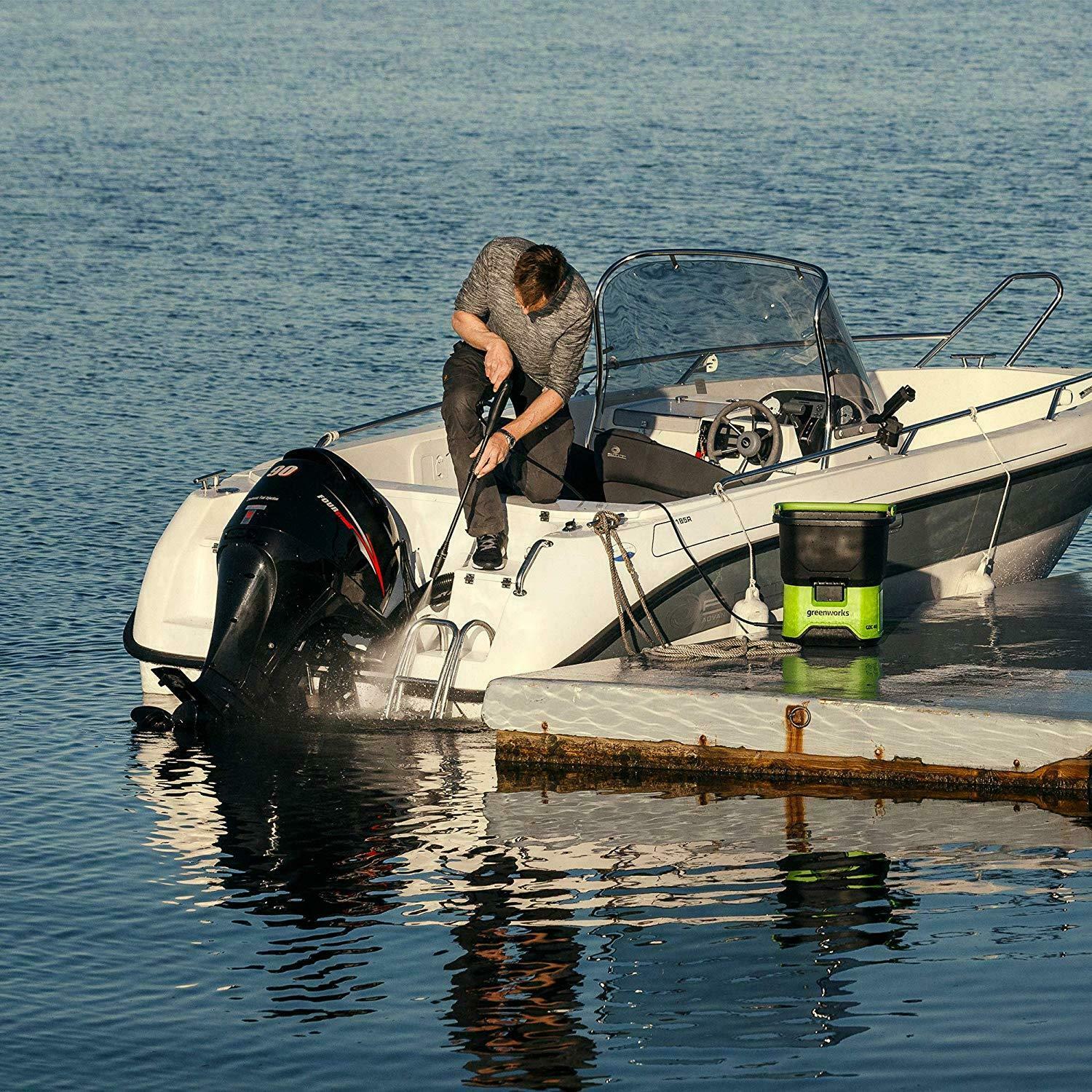 Мойка высокого давления аккумуляторная GREENWORKS GDC40