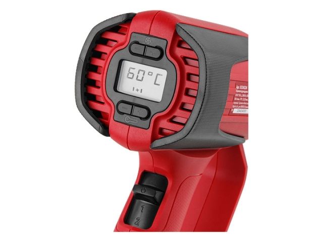 Термовоздуходувка WORTEX HG 6120-1 в чем. + набор сопл