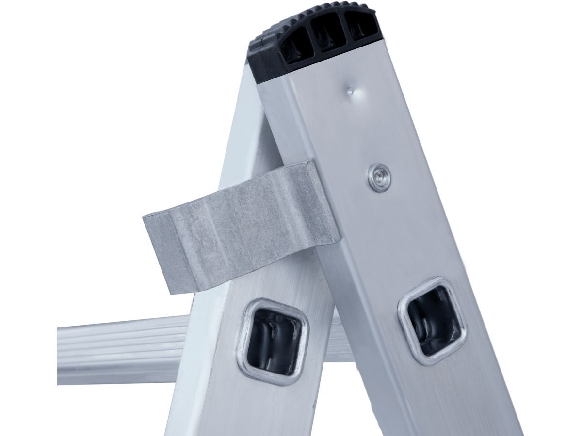 Лестница алюм. 2-х секц. 177/318см 2х7 ступ., 5,8кг PRO STARTUL (ST9947-07)