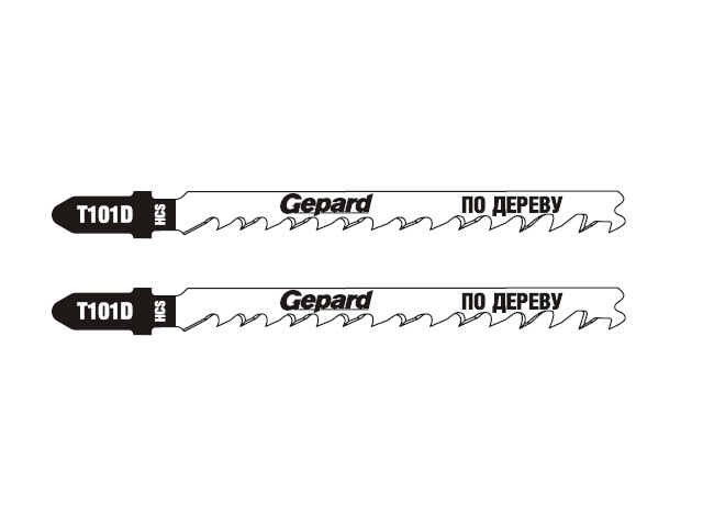 Пилка лобз. по дереву T101D (2шт.) GEPARD (GP0640-10)