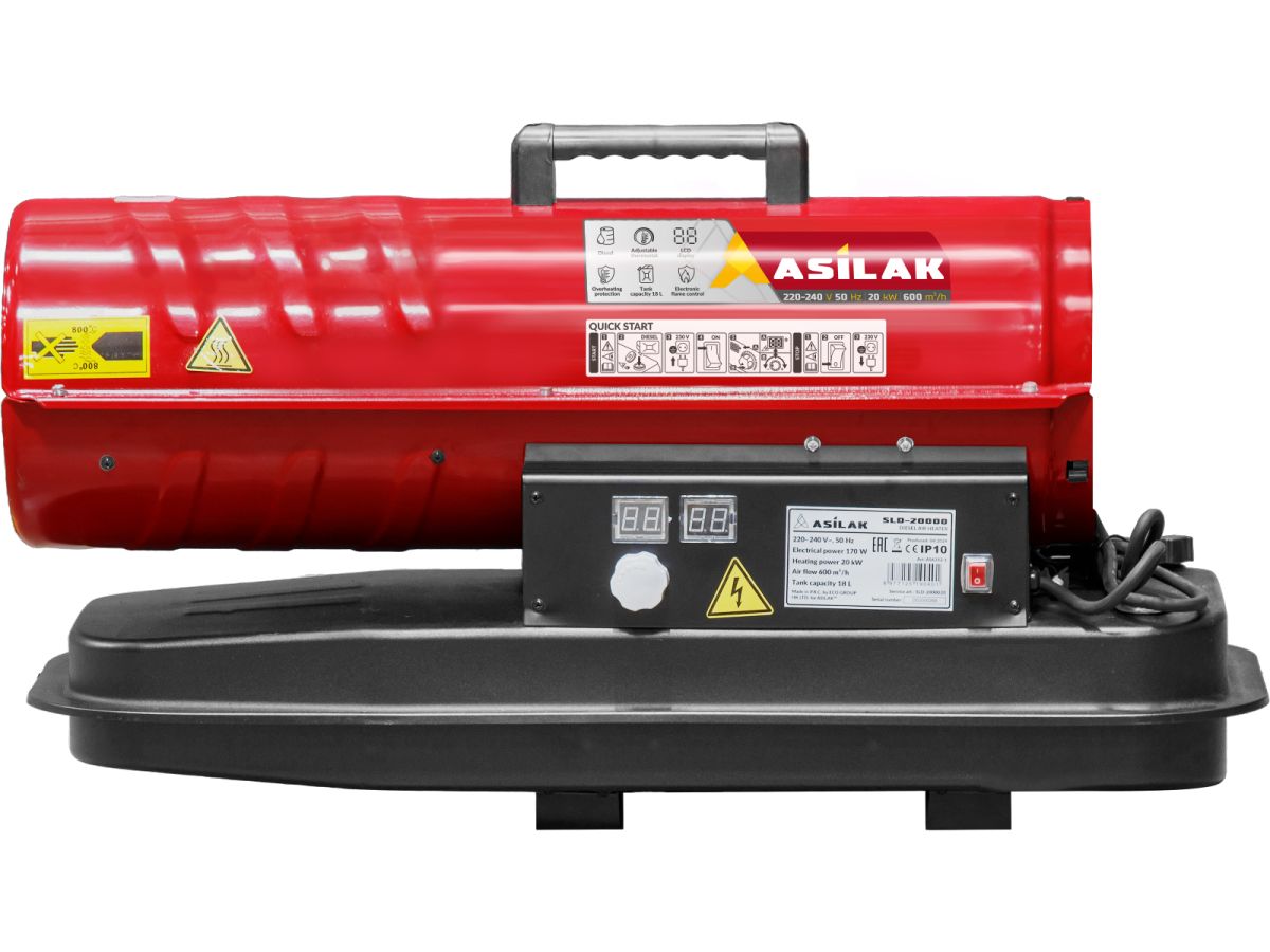 Нагреватель воздуха дизельный ASILAK SLD-20000