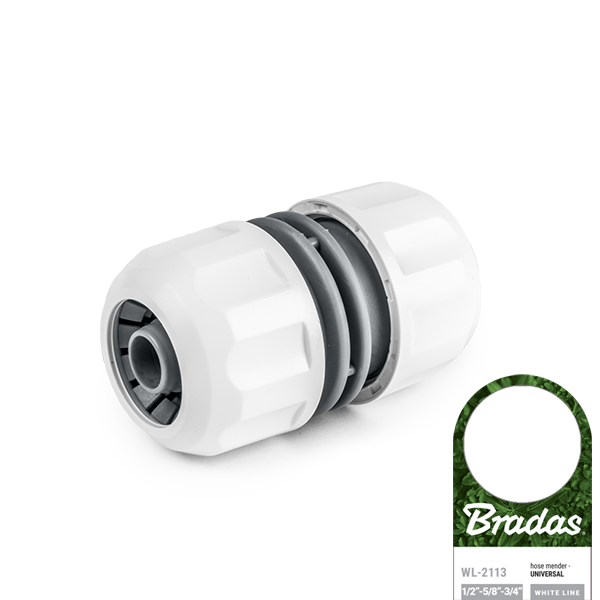 Муфта универсальная BRADAS WHITE LINE 1/2", 5/8", 3/4"