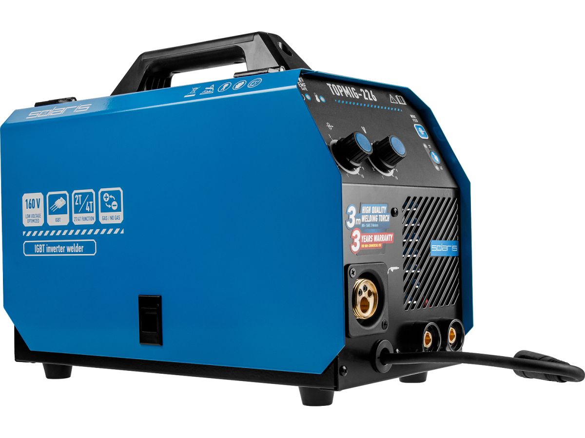 Полуавтомат сварочный Solaris TOPMIG-226 с горелкой 3м