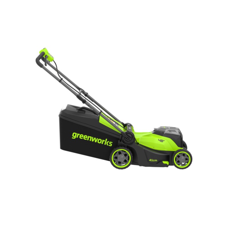 Аккумуляторная газонокосилка Greenworks GD24X2LM411 2×24V (без АКБ и ЗУ)