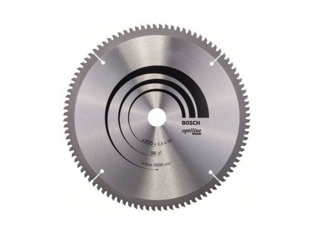 Диск пильный 305х30 мм 96 зуб. по дереву BOSCH OPTILINE WOOD (твердоспл. зуб)