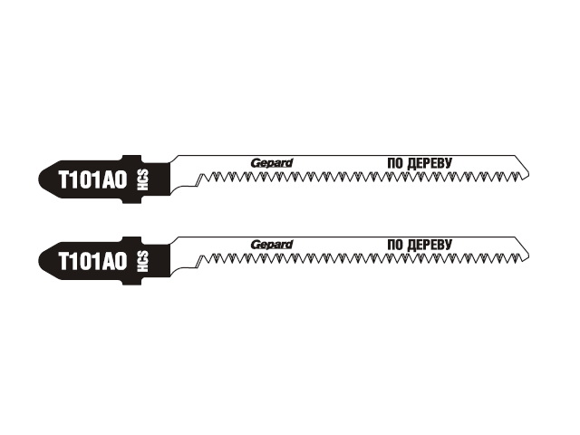 Пилка лобз. по дереву T101AO (2шт.) GEPARD (GP0614-07)