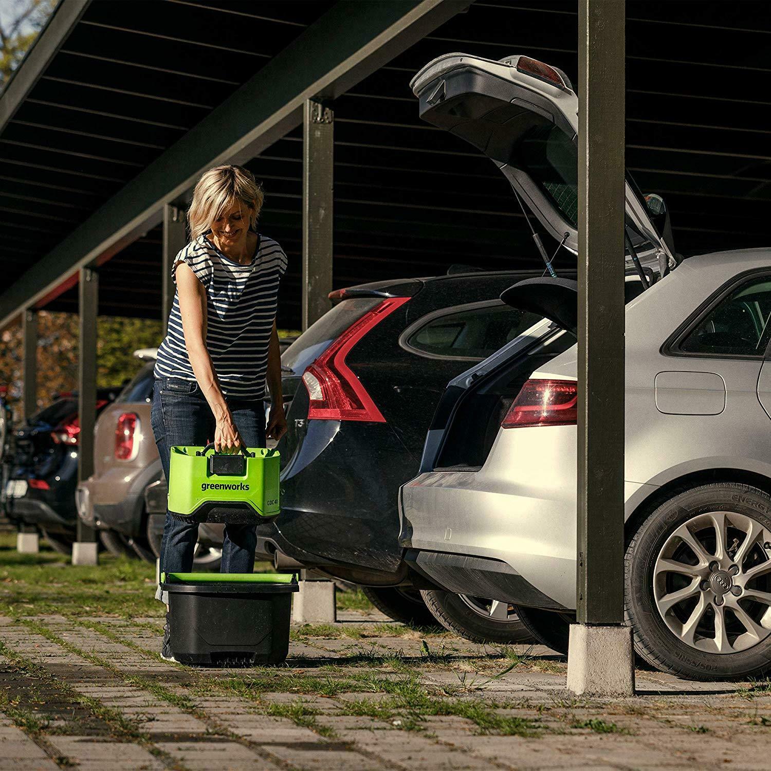 Мойка высокого давления аккумуляторная GREENWORKS GDC40