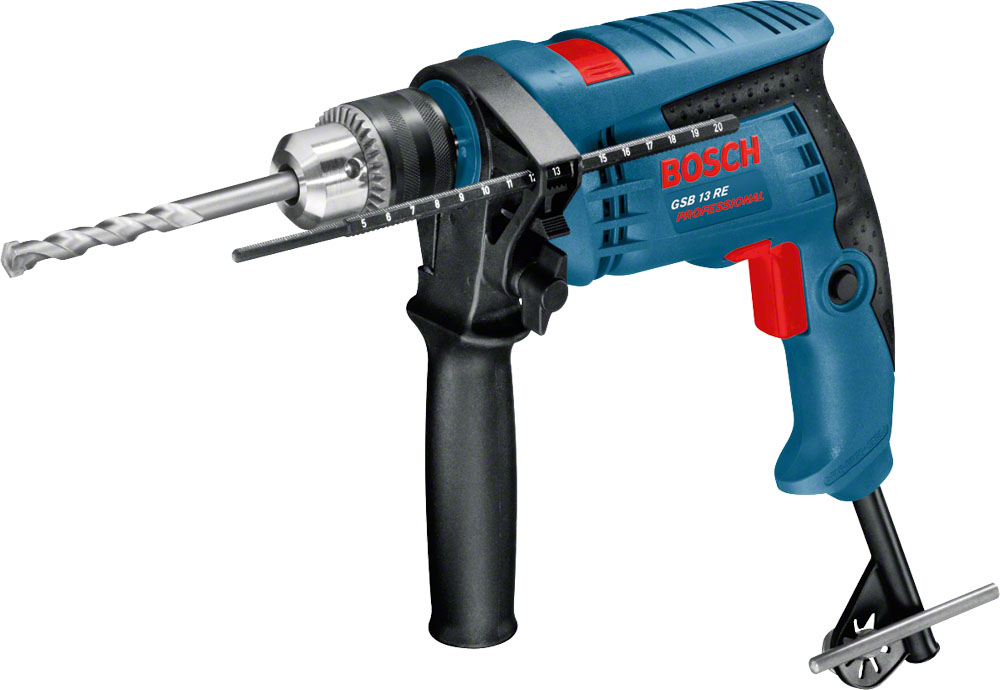 Дрель ударная Bosch GSB 13 RE + кейс